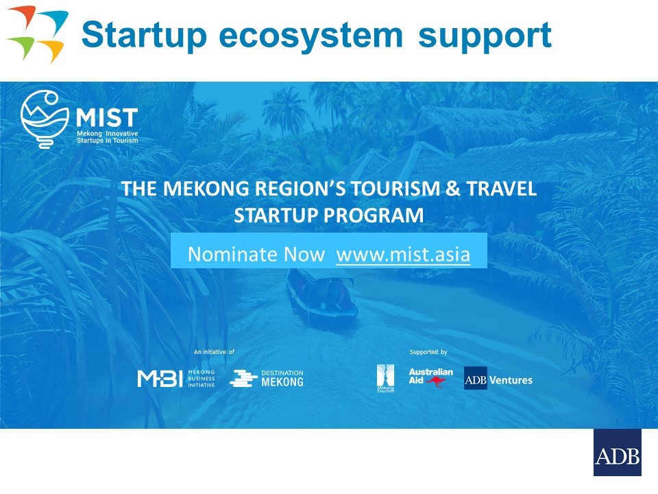 Mekong Innovative Startups in Tourism program