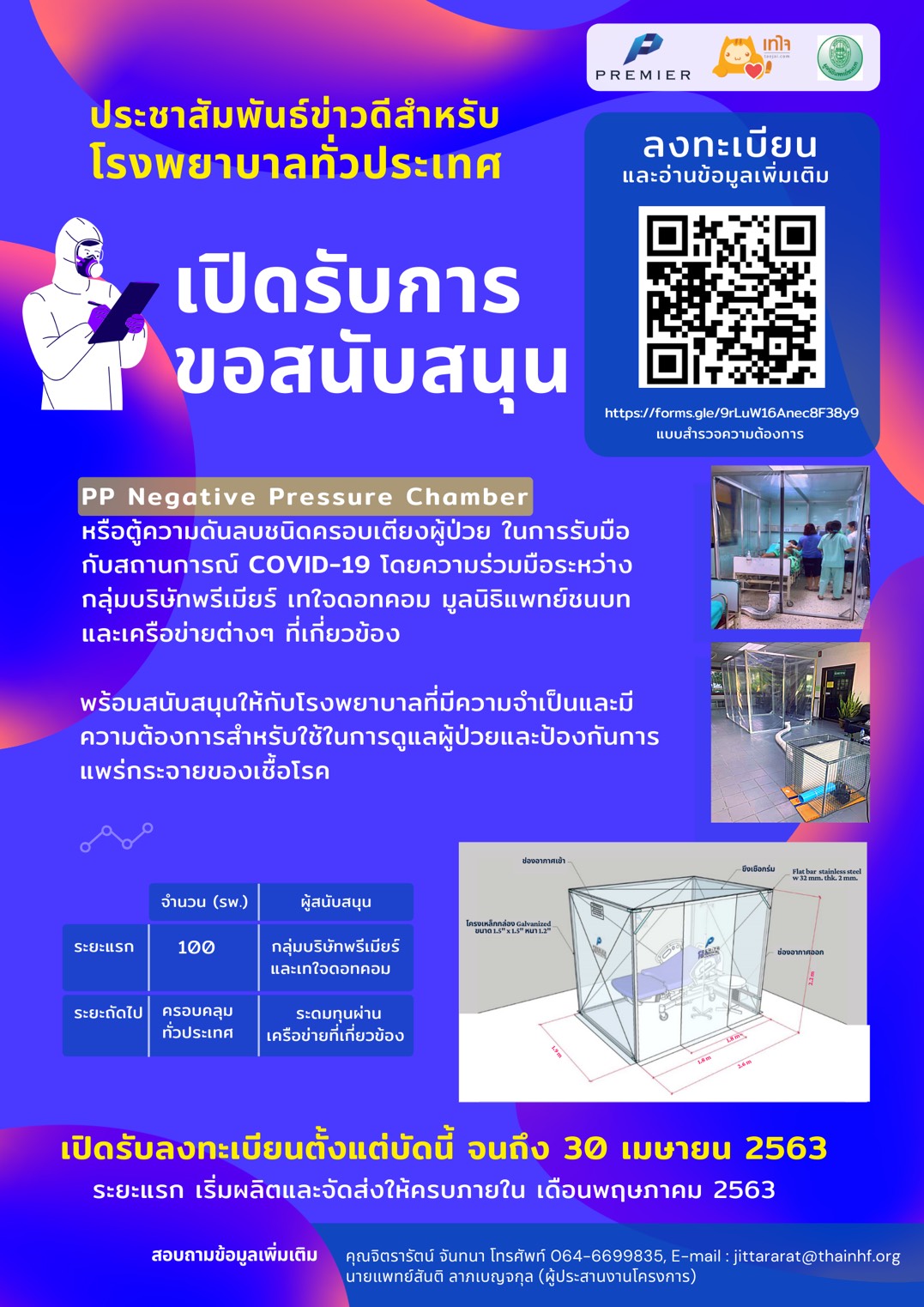 เปิดรับการขอสนับสนุน