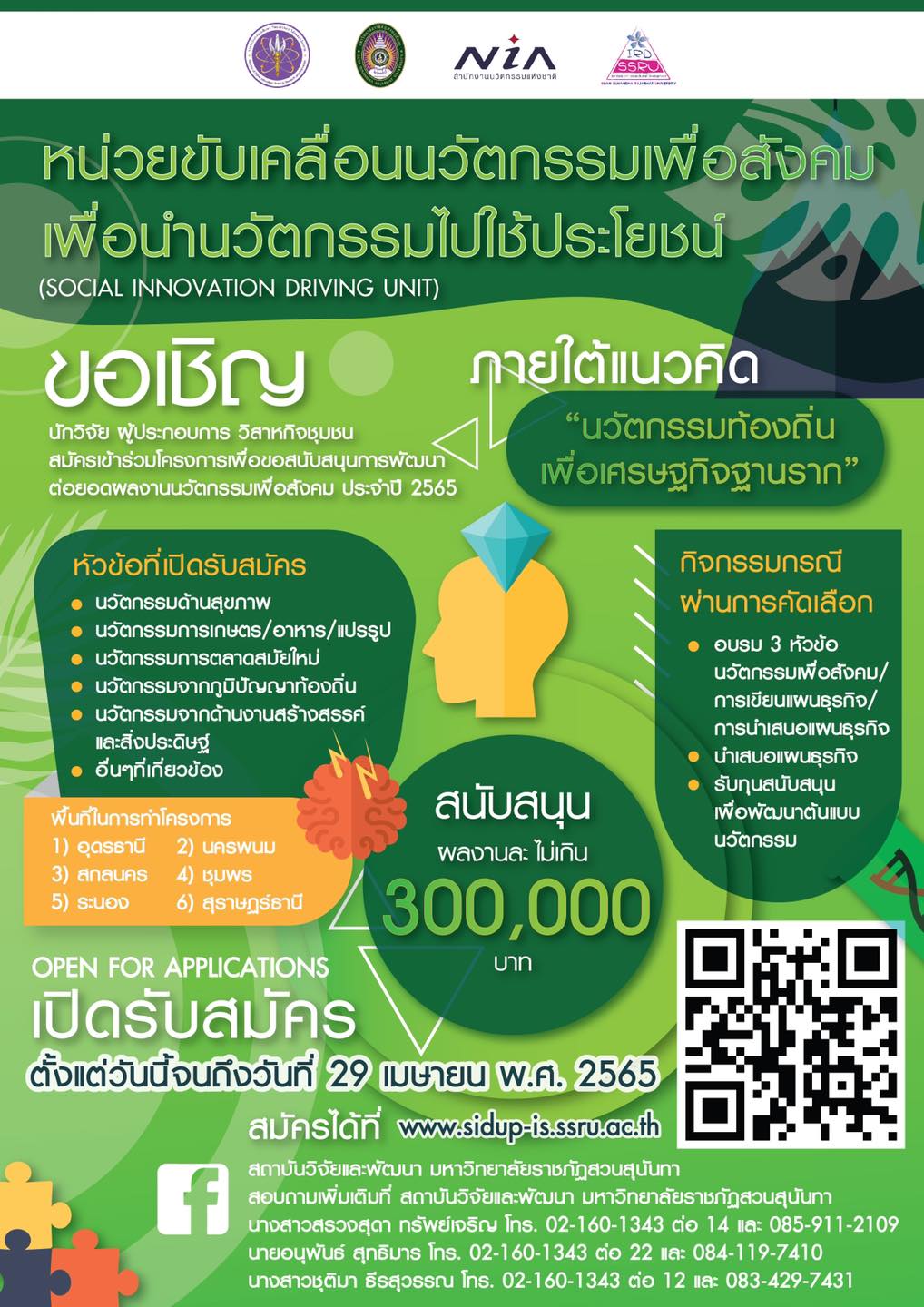 นวัตกรรมท้องถิ่นเพื่อเศรษฐกิจฐานราก NIA