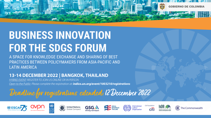 Business Innovation for the Sustainable Development Goals Forum - SE  Thailand