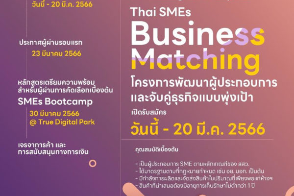 NIA - Thai SMEs Business Matching