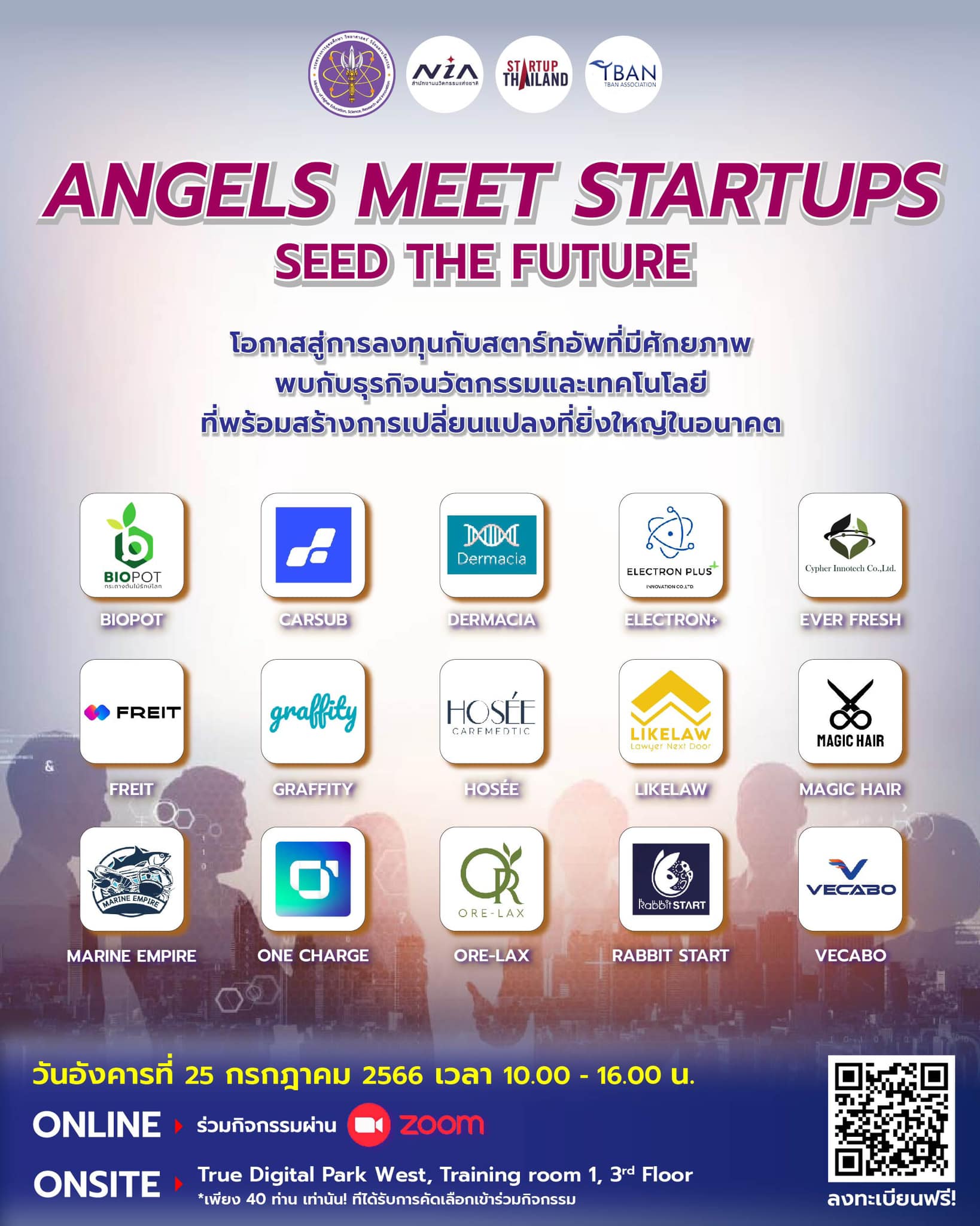ANGELS MEET STARTUPS : seed the future 2023