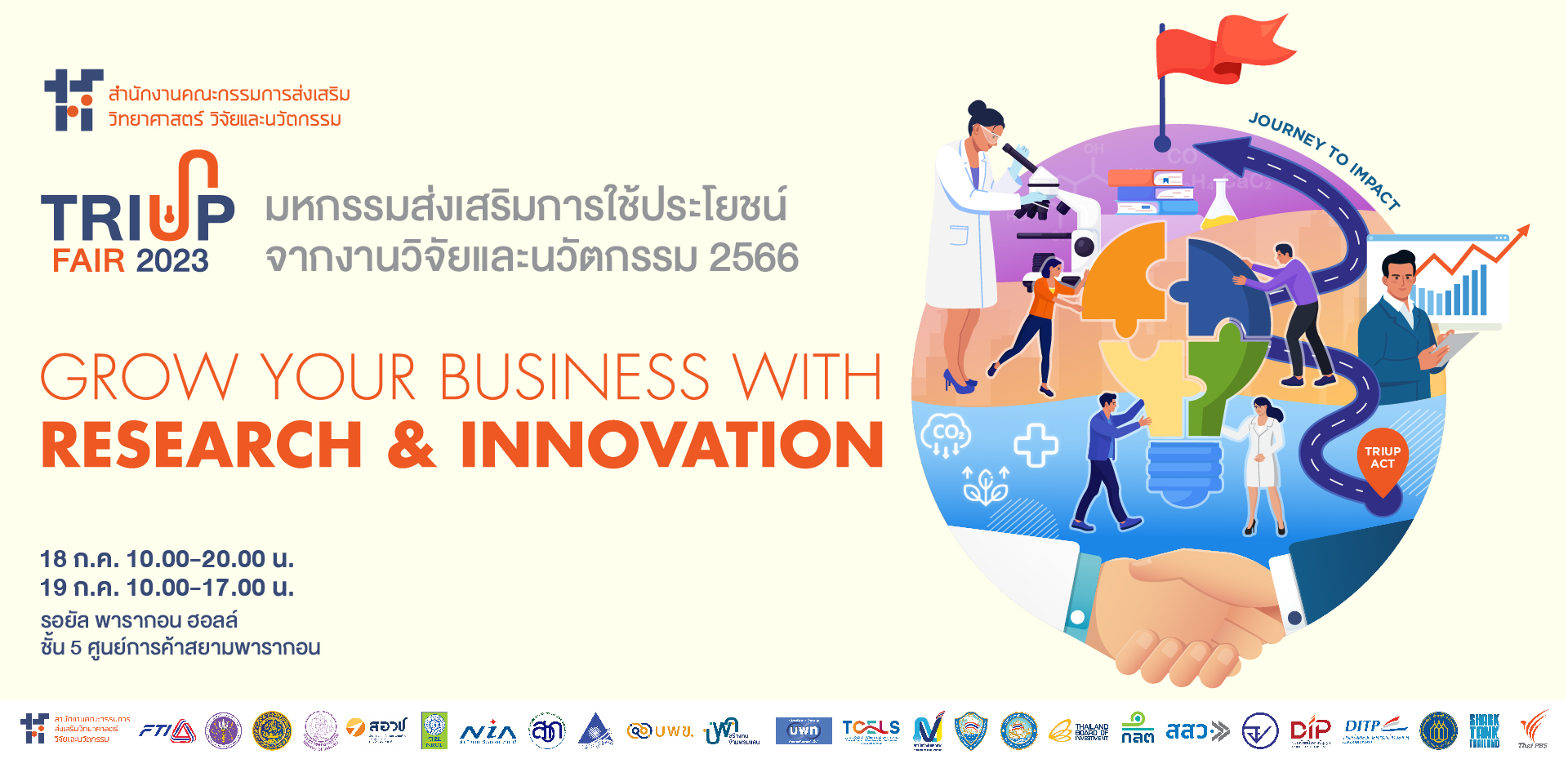 TRIUP FAIR 2023 เร่งธุรกิจให้เติบโตด้วยวิจัยและนวัตกรรม