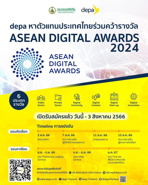 โครงการ “ASEAN Digital Awards 2024”
