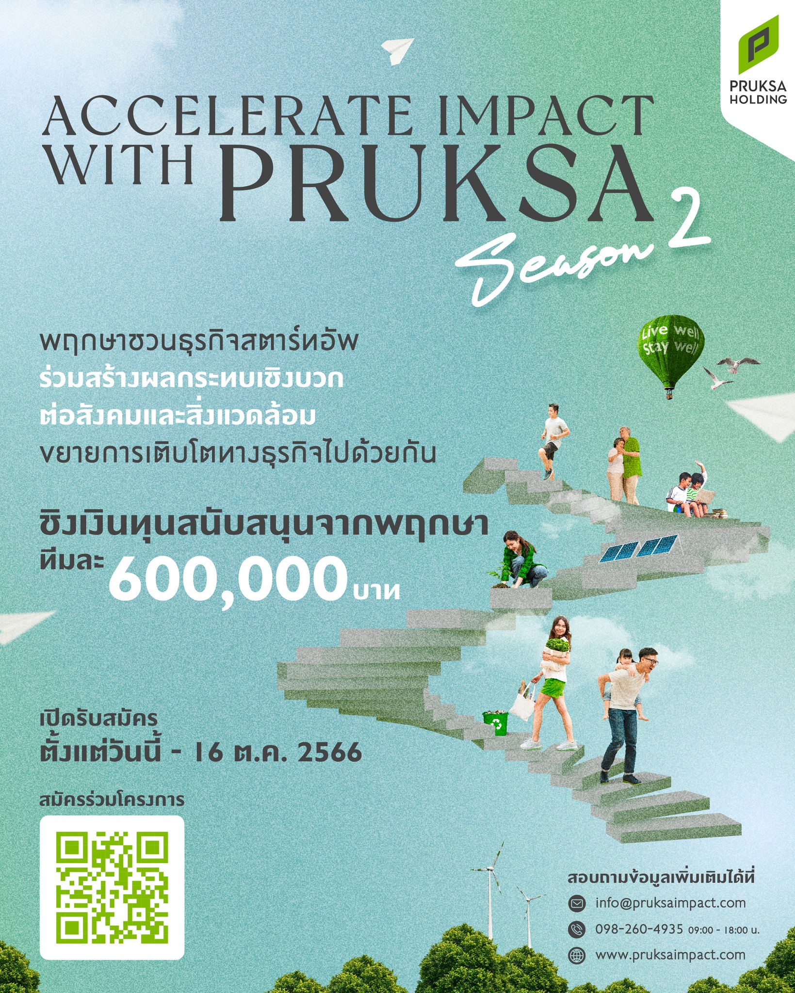 Accelerate Impact with PRUKSA Season 2