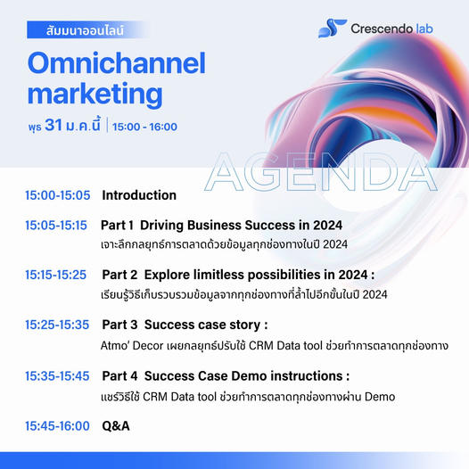 Omnichannel Marketing : พาธุรกิจพิชิตเป้าหมายการตลาด 2024 ด้วยข้อมูลจากทุกช่องทาง