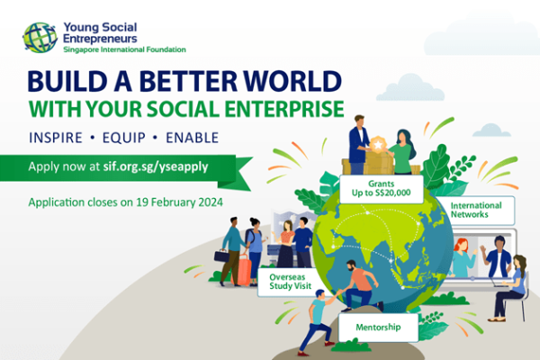 Young Social Entrepreneurs (YSE) ปี 2024 จัดโดย มูลนิธิสิงคโปร์ระหว่างประเทศ (SIF)