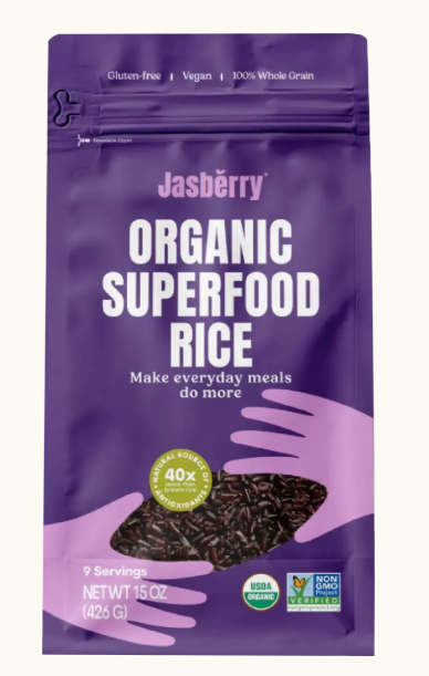 ข้าวแจสเบอร์รี่ (Organic Superfood Rice)