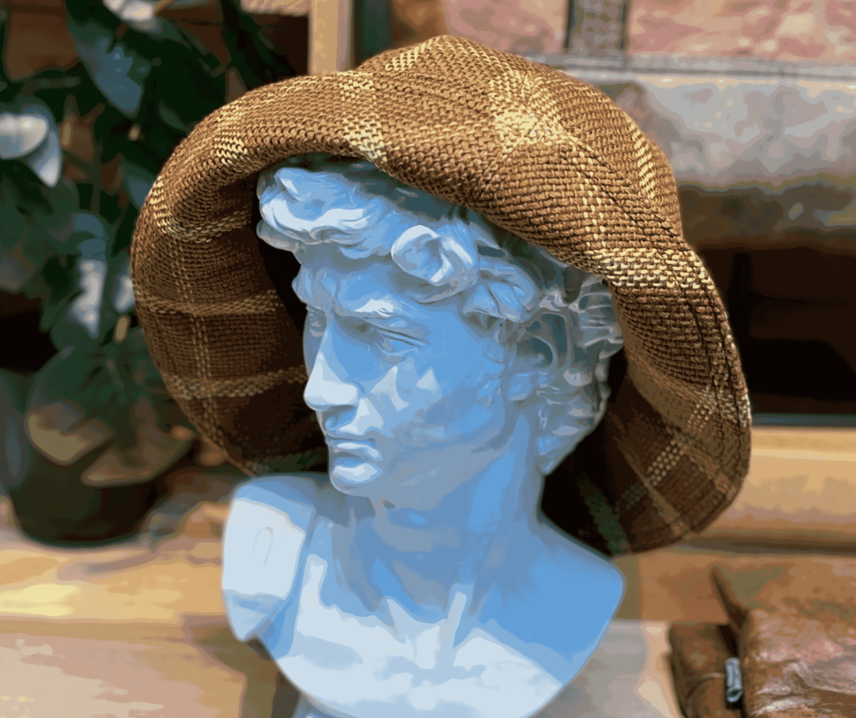 หมวกทอมือ