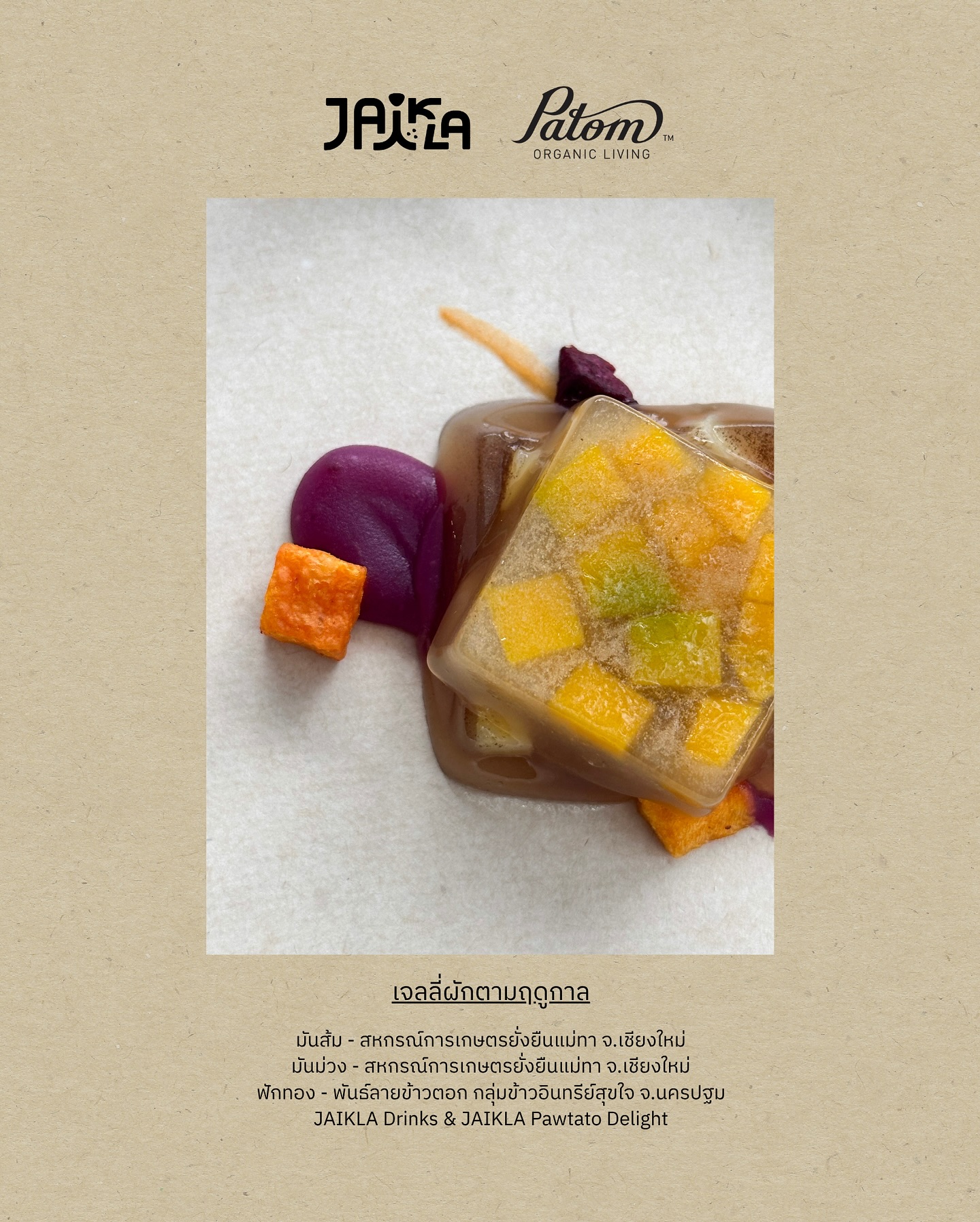 เจลลี่ผักตามฤดูกาล